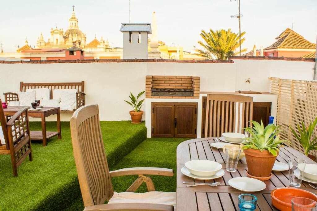 Atico Con Piscina Junto Catedral De Sevilla 외부 사진