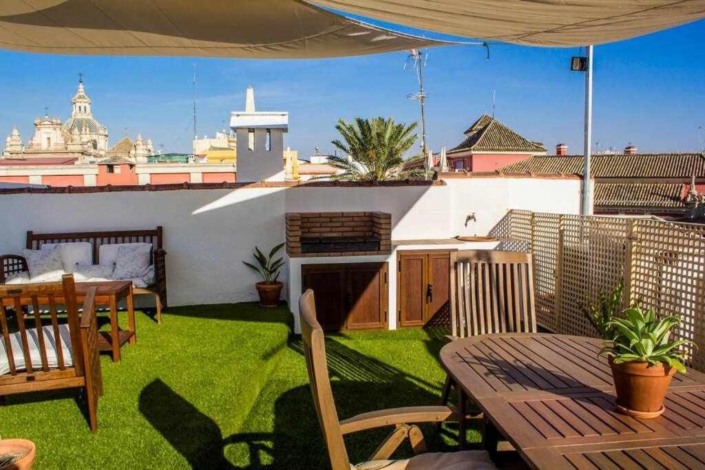 Atico Con Piscina Junto Catedral De Sevilla 외부 사진